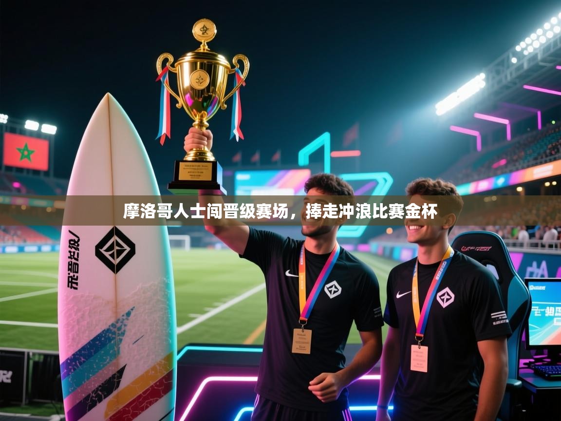 摩洛哥人士闯晋级赛场,捧走冲浪比赛金杯 第1张